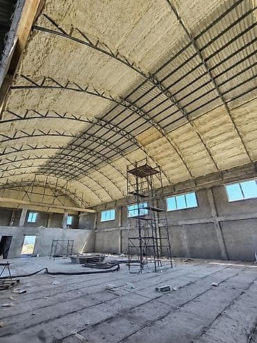 Напыляемая теплоизоляция пенополиуретаном (ППУ). Работы от 20 м². Что — 2