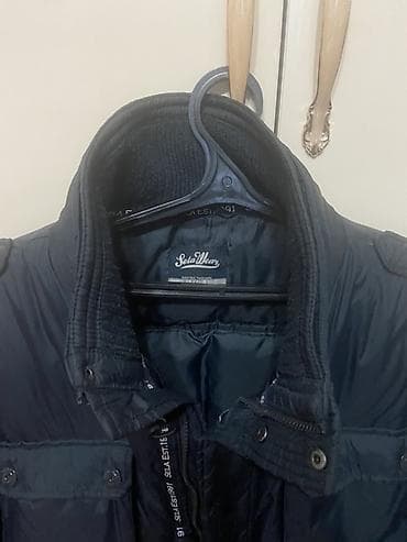 Көйнөктөр: Мужская утеплённая куртка SelaWear - Цвет: тёмно‑синий/чёрный - — 2