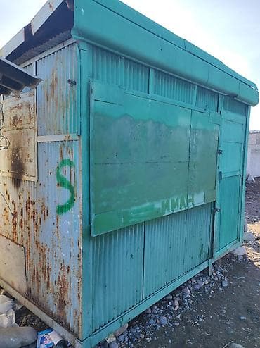 Металлический торговый киоск/павильон. - Материал: металл (рифлёные и