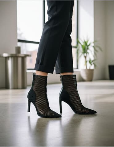 Ботинки и ботильоны: Ботинки, 37, Zara, Б/у, цвет - Черный — 2