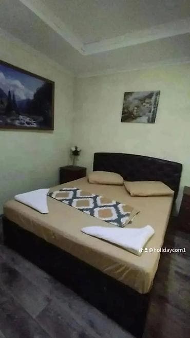 квартиры посуточно аламедин 1: 1 комната, Душевая кабина, Постельное белье, Кондиционер — 1