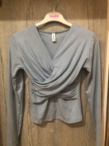 купить кофту: Кофта, V-образный вырез, Осень-весна, Стандарт — 1