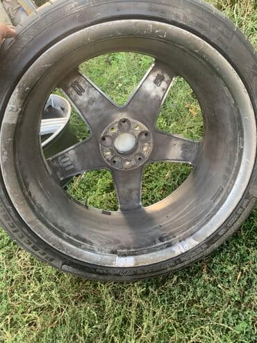 зимние шины на ниву 21214: Литые Диски R 20 AMG, Комплект, отверстий - 5, Б/у — 8