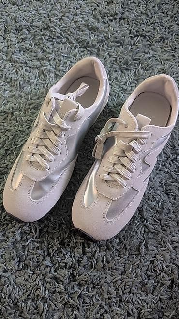slim patch: Кроссовки, 40, 40.5, 41, Steve Madden, Новый, цвет - Серый, Самовывоз — 6