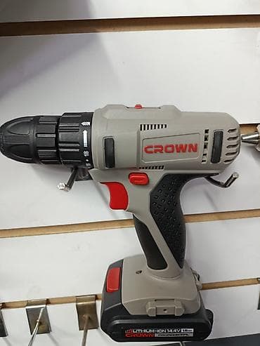 Аккумуляторная дрель‑шуруповёрт CROWN - Питание: литий‑ионный