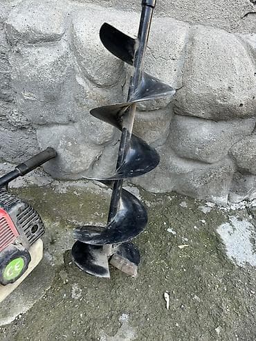 Бензиновый мотобур с большим шнеком - Тип: ручной бензиновый мотобур