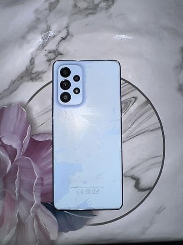 Мобильные телефоны и аксессуары: Samsung Galaxy A53 5G, Б/у, 128 ГБ, цвет - Голубой, 2 SIM — 2
