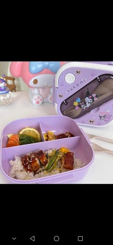 ящик пласмаса: Ланч бокс, вместительный и удобный. Из качественного пластика — 1