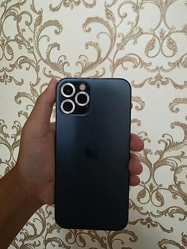 айфон 12 прр: IPhone 12 Pro, Б/у, 128 ГБ, Pacific Blue, Кабель, 73 % — 6