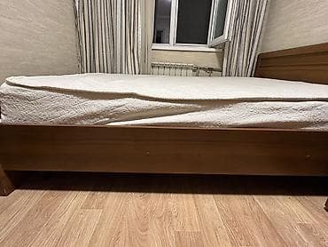 Мебель: Спальный матрас, Б/у, Двуспальный, Кыргызстан, Матрасы средней жесткости — 2
