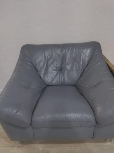 кресла реклайнер: Комплект мягкой мебели, цвет - Серый — 5