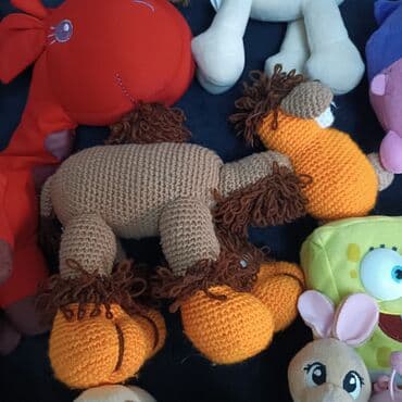 купить игрушки из игры в кальмара: Набор мягких игрушек включает в себя семь различных фигурок, каждая со — 10