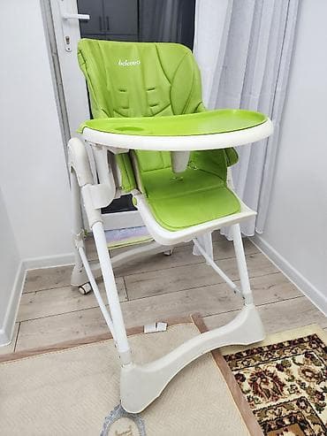 small table: Стульчик для кормления, Другой бренд, Пластик, Другой вид, цвет - Зеленый — 4