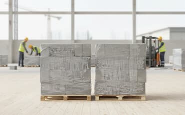 оборудование для пенобетона: Газобетонные блоки на поддонах - Тип: неавтоклавный газобетон — 2