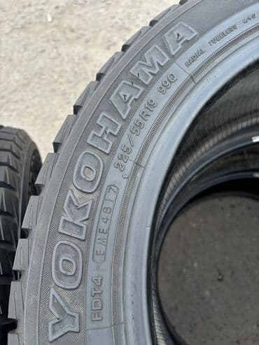 где можно купить шины в рассрочку: Шины 225 / 55 / R 19, Зима, Б/у, Комплект, Япония, Yokohama — 6
