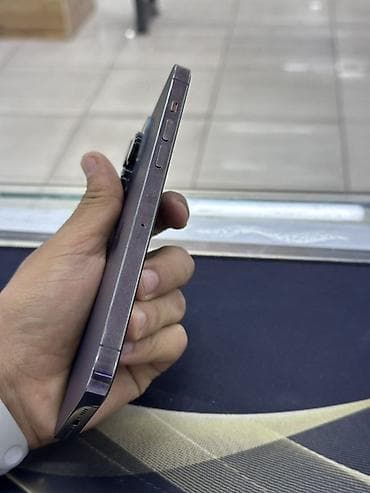 tv stik: IPhone 14 Pro Max, Б/у, 256 ГБ, Deep Purple, Зарядное устройство, Защитное стекло, Чехол, В рассрочку, 93 % — 5