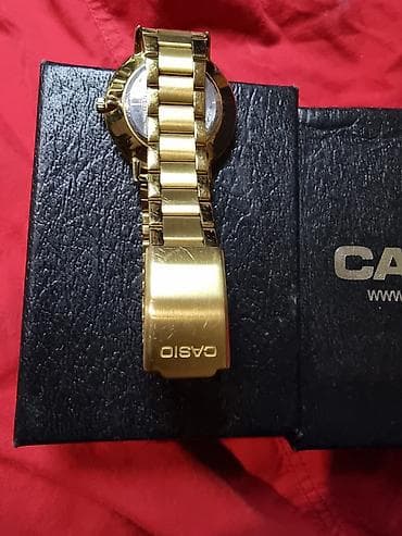 золотой колцо: CASIO ЯПОНСКИЕ ОРИГИНАЛ, кварцевые наручные часы в золотом цвете — 5