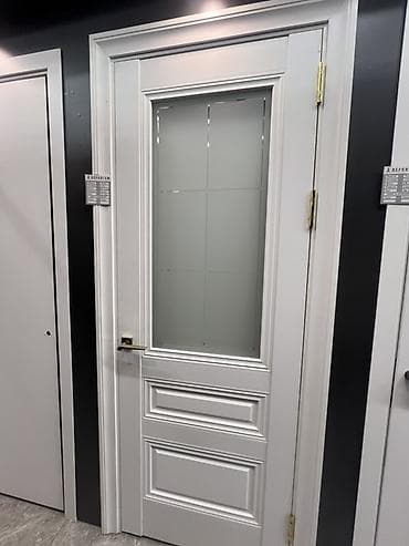 Межкомнатные двери по акции Глухой 6500с Стекло 7500с - Полотно at lalafo.kg Межкомнатные двери по акции Глухой 6500с Стекло 7500с - Полотно