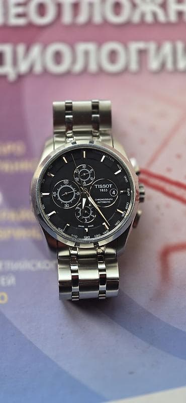Классические часы часы, Tissot, Швейцария, Секундомер, Мужские