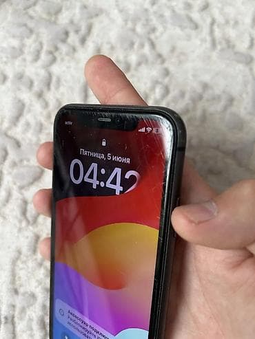 mac studio: IPhone 11, Б/у, 128 ГБ, Черный, Кабель, 78 % — 2