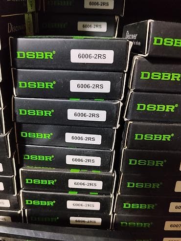 резиновый уплотнитель: Радиально‑упорные подшипники DSBR 6006-2RS - Модель: 6006-2RS — 1