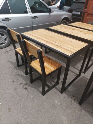 современные столы и стулья для кухни: Кухонный стол и стул — 11