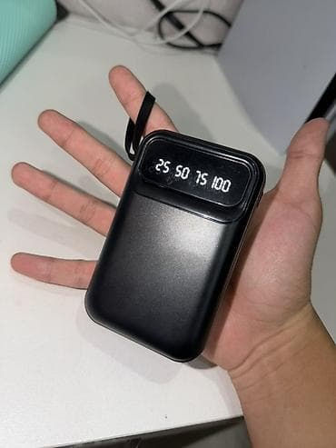 солнечный лампа: Внешний аккумулятор с встроенными кабелями и LED-индикацией заряда - — 1