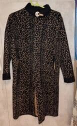 леопард: Пальто, Осень-весна, Альпака, Длинная модель, Леопардовый принт, Стандарт — 2