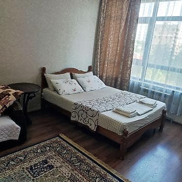 Квартиры: 1 комната, Люкс, элитка, Бишкек Парк ТРЦ, Душевая кабина, Постельное белье, Кондиционер — 6