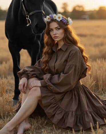 стильные брючные костюмы для девушек купить: ‼️На заказ‼️
Костюм с юбкой льняной 🤎 — 4