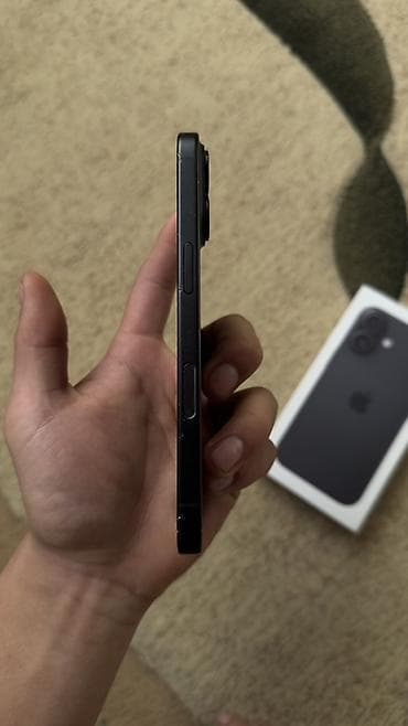 nokia n8: IPhone 16, Б/у, 256 ГБ, Black Titanium, Кабель, Коробка, 91 % — 7