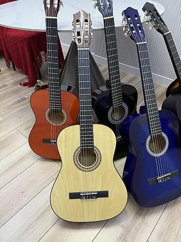 Гитаралар: Гитара классическая, с комплектом, 39 дюймов, 4/4 Широкий гриф — 7