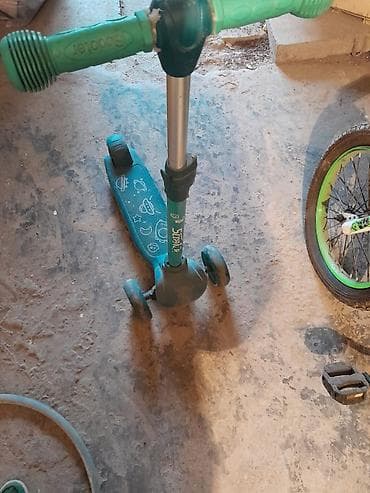 трехколесные самокаты: Детский самокат, Трёхколёсный, Б/у — 3