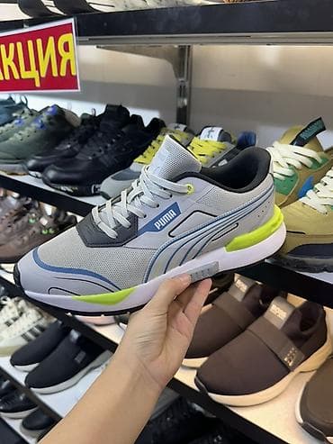 Мужские кроссовки, 41, 42, 43, Puma, Новый, цвет - Серый, Платная доставка