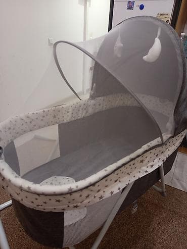 Детские электрокары: Люлька, Б/у, Колыбель, Металл, цвет - Серый, Самовывоз — 8