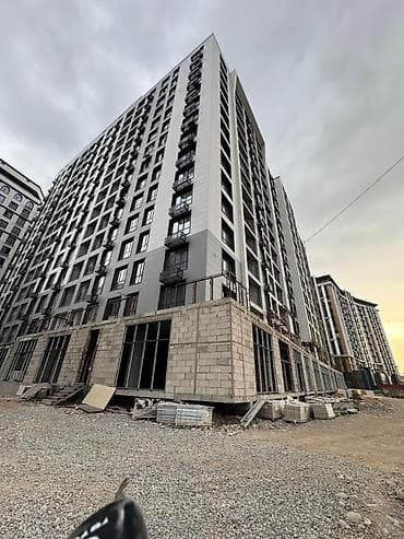 Батирлер: 2 бөлмө, 73 м², Элитка, 12 кабат, Даяр ПСО (өзү оңдоп түзөтүп бүтүү үчүн) — 4