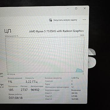 Ноутбуки HP: Игровой, Б/у, AMD Ryzen 5, В рассрочку — 6