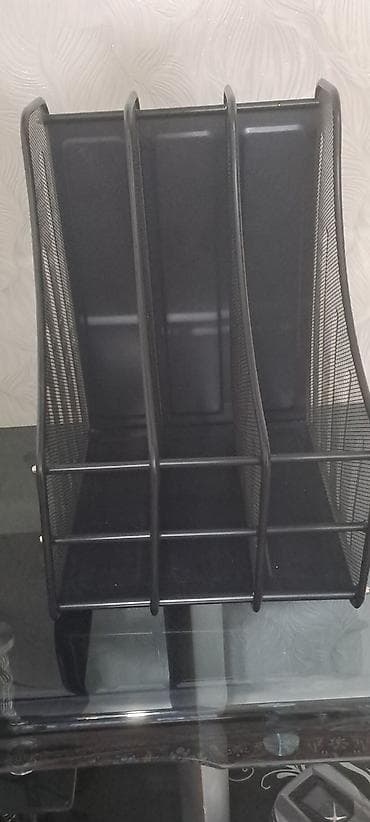 Үй жана бакча: Кеңсе стеллаж, Темир, түсү - Кара — 2