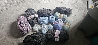 вата алам: Пряжа для вязания — набор разнотипных мотков. новые НА фото можно — 1