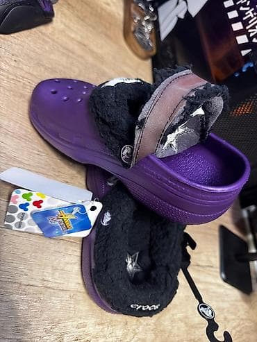 Детский мир: 🔥 Оригинальные редкие Crocs (лимитированные модели с мехом) 🔥 Новые, с — 2