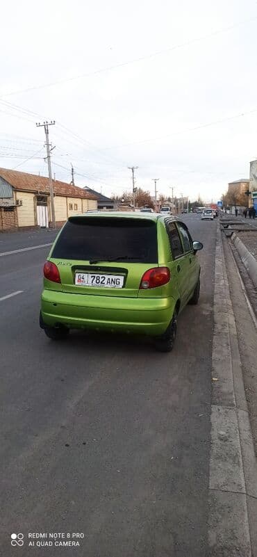 машины бишкек цены: Daewoo Matiz: 2007 г., 0.8 л, Механика, Бензиновая, Хэтчбэк — 4