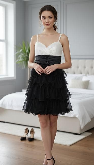 Детское платье, цвет - Черный, Новый