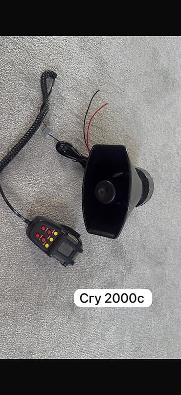 Автоаксессуары и электроника: - Сирена/громкоговоритель с пультом