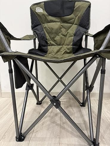 форе: Походный складной стул, Новый, Другой материал, цвет - Зеленый — 3