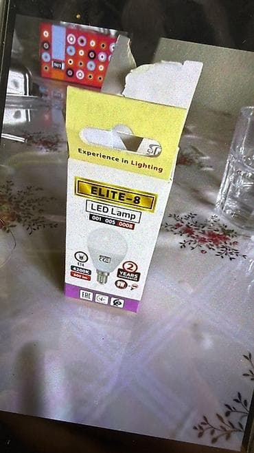 LED-лампа ELITE-8 - Тип: LED Lamp - Цоколь: E14 - Мощность: 8 Вт lalafo.kg да LED-лампа ELITE-8 - Тип: LED Lamp - Цоколь: E14 - Мощность: 8 Вт