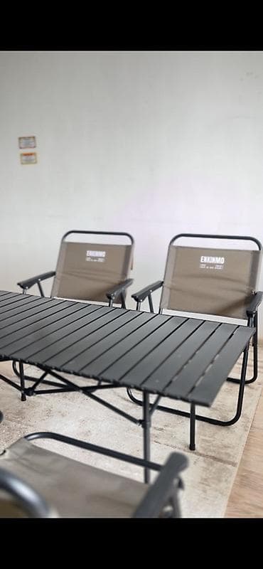 куплю стол со стульями: Комплект складной мебели для отдыха ENKINMO: - 4 кресла с — 3