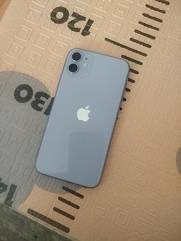 Уюлдук телефондор жана аксессуарлар: IPhone 11, Колдонулган, 128 ГБ, Deep Purple, Заряддоочу түзүлүш, Каптама, Кабель, 77 % — 3