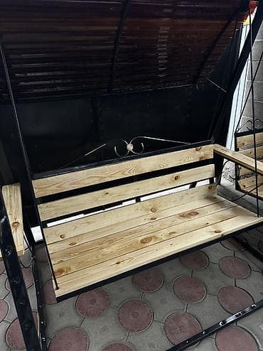 ратанговые стулья: Садовые качели Металл, Со спинкой, С крышей — 2