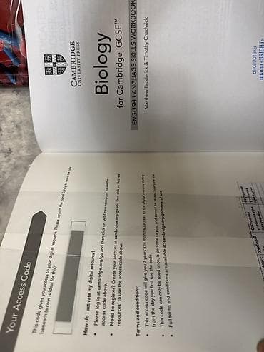 Книги и журналы: Biology for Cambridge IGCSE – English Language Skills Workbook (Fourth — 2