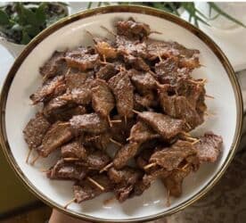 маринованный шашлык: Шашлык на заказ. Шашлык WOK — готовое мясное лакомство в мини-формате — 7